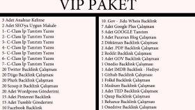 VİP PAKET