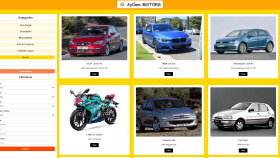 Aydem Otomotive oluşturulan web sitesi