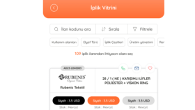 İplikbox – Mobil Uygulama Arayüz Tasarımı