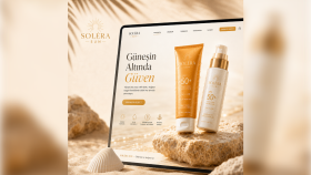 Soléra Sun Kozmetik Web Sitesi ve Mobil UI Tasarım