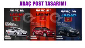 Araç Sosyal Medya Tasarımı