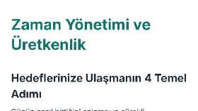 Zaman Yönetimi ve Üretkenlik Rehberi