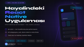 hayalinizdeki mobil uygulamayı react native ile yaparım