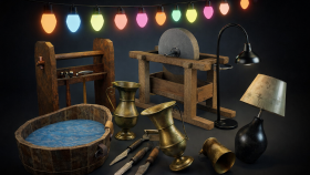low poly,stlized ve pbr modellerinizi üreterim
