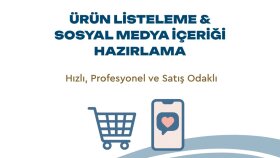 ürünlerinizi listelerve  sosyal medya içeriği hazırlarım