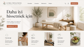 Luma Wellness – Sağlık ve Wellness Web Sitesi