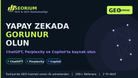 GEO ve yapay zeka SEO çalışması yaparım