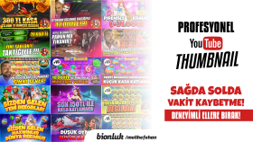 videolarınıza youtube thumbnail tasarlayabilirim