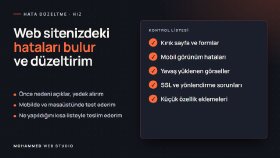 web sitenizdeki hataları bulur ve düzeltirim