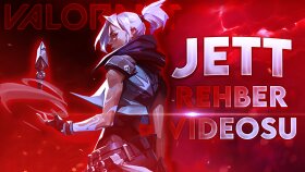 Örnek VALORANT JETT Thumbnail tasarımı.