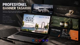 markanıza özel profesyonel banner tasarımı yaparım