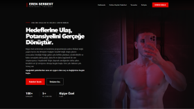 Personal Trainer – Modern Web Sitesi