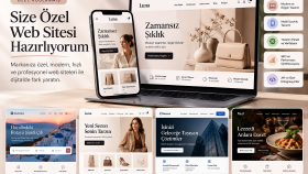 size kodlanmış, modern ve profesyonel web sitesi hazırlarım