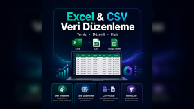 Excel ve CSV dosyalarınızı düzenlerim