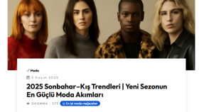 2025 Sonbahar–Kış Trendleri 
