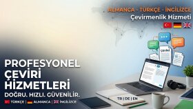 Almanca İngilizce ve Türkçe çeviri yapıyorum
