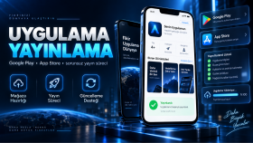 mobil uygulamanızı google play ve app store’da yayınlarım