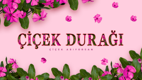 Çiçek Durağı banner tasarımı