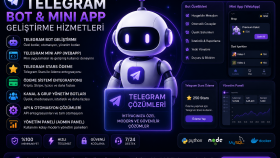  profesyonel Telegram Bot ve Mini App geliştiririm