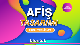 afiş ve broşür tasarımı yaparım