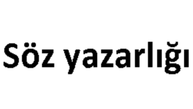 istenilen tarzda söz yazabilirim, besteleyebilirim