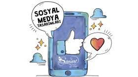 sosyal medyada sizi yansıtan tasarımlar hazırlıyorum