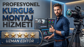 sizin için videolarınızı kurgular ve editlerim