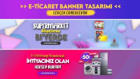 Eticaret Banner Tasarım (Gerçek Örnekler)