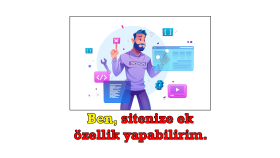 sitenize ek özellik yapabilirim
