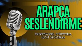 Arapça seslendirme konusunda size yardımcı olabilirim