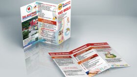 Sevgi Diyarı Anaokulu 2 Kırımlı Broşür Tasarımı