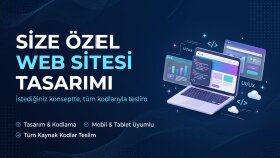 size özel modern web sitesi tasarlayıp kodlayabilirim