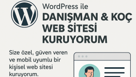 danışman ve koçlar için kişisel web sitesi hazırlıyorum