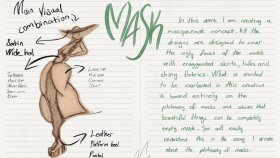 MASK Conceptual Fashion Illustration