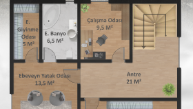 MİMARİ PLAN RENKLENDİRME