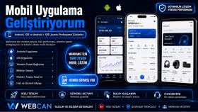 Android ve iOS uyumlu mobil uygulama geliştiriyorum