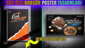 size özel broşür ve el ilanı tasarımı yaparım