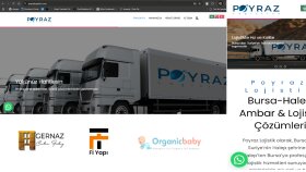 Poyraz Lojistik - Wordpress Web Sitesi + Logo