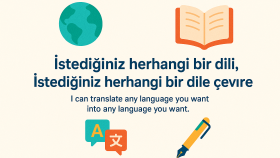 istediğiniz herhangi bir dili, istediğiniz dile çeviririm