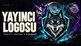 Twitch ve YouTube kanalınıza özel  logo tasarlayabilirim