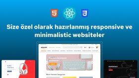 React veya Html, Css ile profosyonel siteler oluştururum