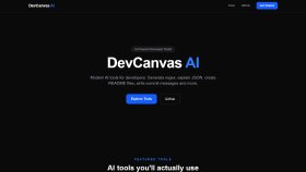 DevCanvas AI – Geliştiriciler İçin Yapay Zekâ Araçları