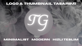 minimalist logo ve youtube thumbnail tasarımı yapıyorum