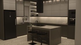 SADE VE MODERN MUTFAK TASARIMI