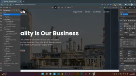 Webflow'da geliştirdiğim kurumsal website'si webflow görünüm