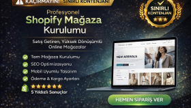 Shopify ile satış yapamayan mağazanı kurarım