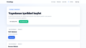 PortalApp | JSP, Servlet ve MySQL Web Uygulaması
