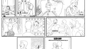 karakalem tarzında güzel story boardlar çizerim