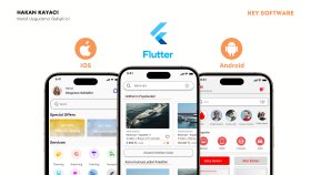 flutter ile android & iOS mobil uygulama geliştiriyorum