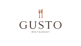 Gusto | Modern ve Minimalist Restoran Logo Tasarımı